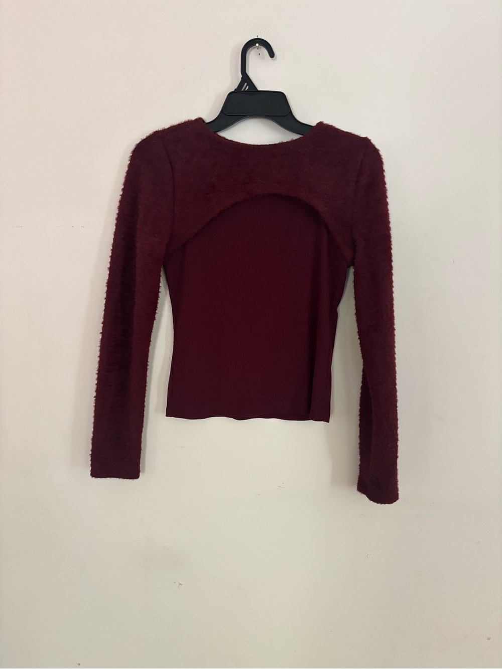 SO Girls Burgundy Tank Top with Attached Shrug | Youth XL (14/16)